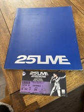 GEORGE MICHAEL CONCERT PROGRAM