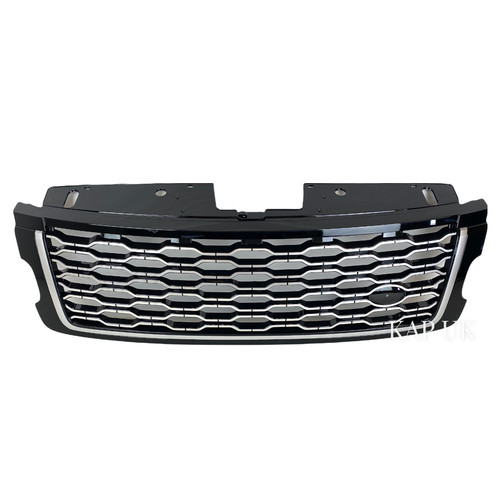 Front grille gloss black - front,