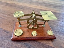 Vintage Brass Balance Scale on