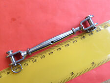 Forged 316 Stainless 5mm Jaw to Jaw Rigging Adjuster / Turnbuckle 95-130mm - New