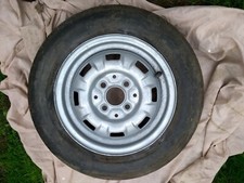VW POLO MK1 BREADVAN STEEL WHEEL+ TYRE 145/13