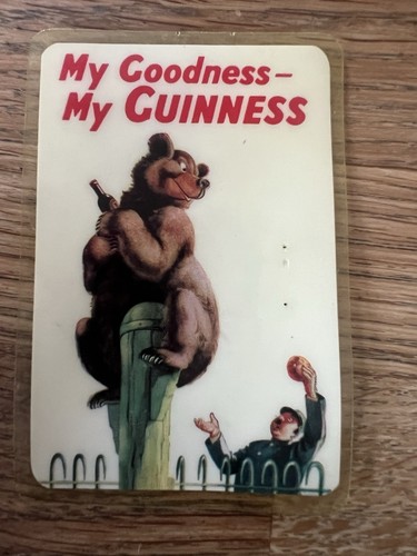 Guinness pocket calendar 1957 - pocket,