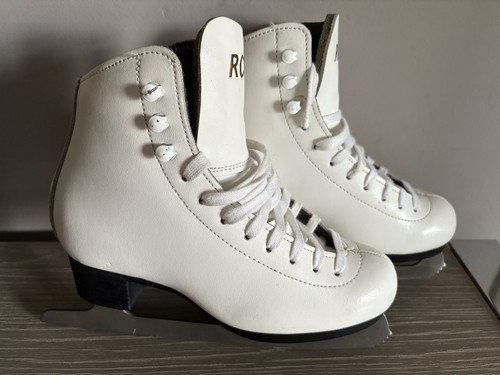 Roma girls white ice skates - girls,