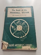 Vintage Car Service Manual. Vauxhall Victor. Rare Original.