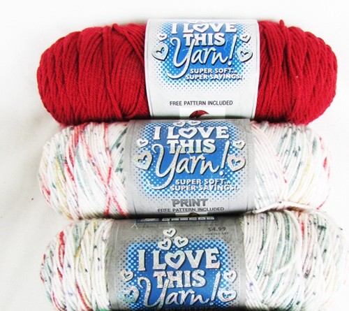 Love this yarn choice color - love,