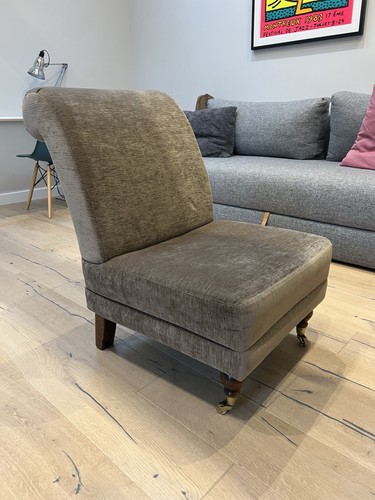 Velour occasional chair with - chair,