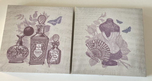 Two small canvas - small, pictures/