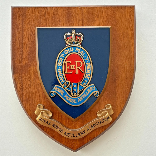 Military shield wall plaque - shield,