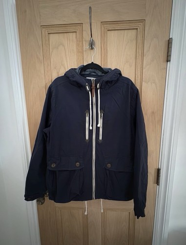 Red herring navy - hooded, jacket