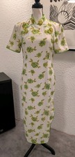 Vintage White Lime Green