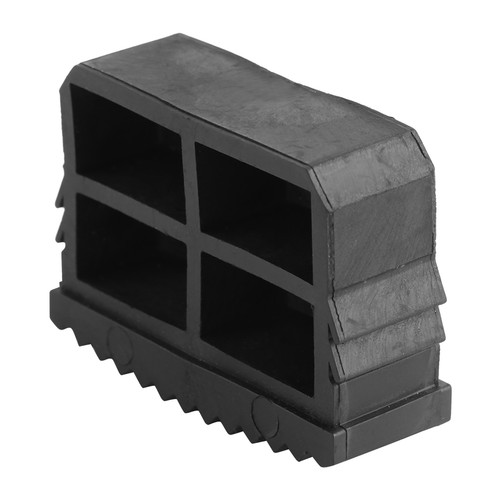 Black 2pc pair rubber - non, slip
