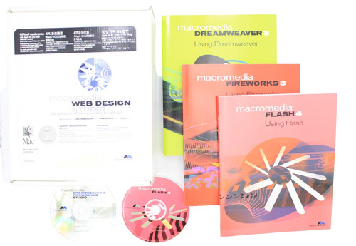 Macromedia web design - web, studio