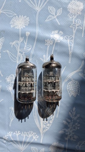 Pair philips ecc88 6dj8 - ,