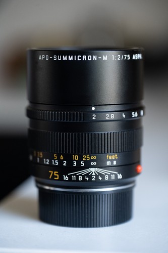 Leica 75mm apo summicron - leica, f/2