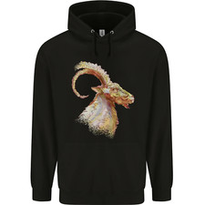 A Watercolour Goat Farming Childrens Kids Hoodie