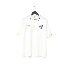 1988/90 LEEDS UNITED Vintage Umbro Home Football Shirt (L)