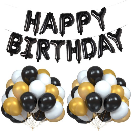 Happy birthday balloons - happy, banner
