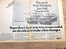 VAUXHALL VIVA SUPERLINE 1970s