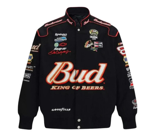 Vintage bud racing jacket team - bud,