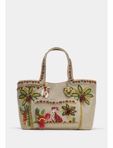 Zara maxi jungle - jungle, beaded