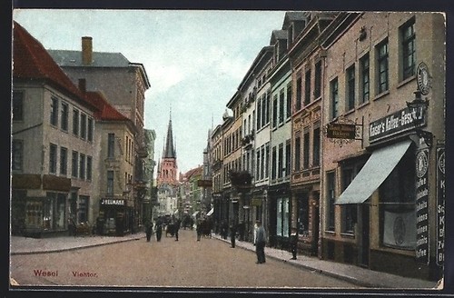 Wesel rhine street at - /,