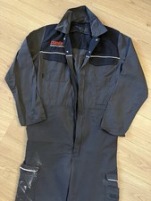 Mens Chandlers Farm Machinery Overalls Size Medium Grey & Black