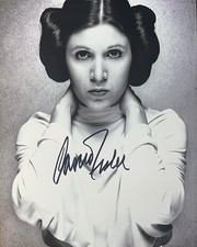 Carrie Fisher Signed Autograph
