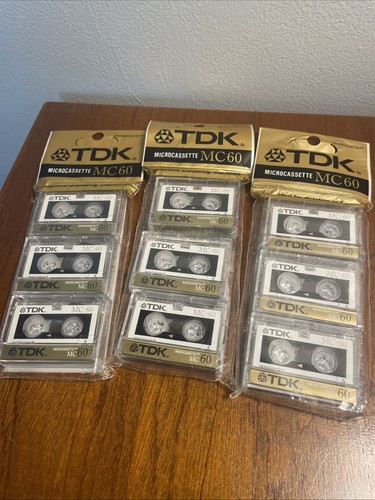 Tdk micro cassette tapes - 60,