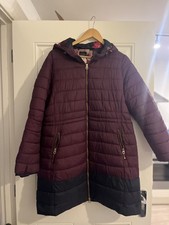 Joules purple padded coat Size