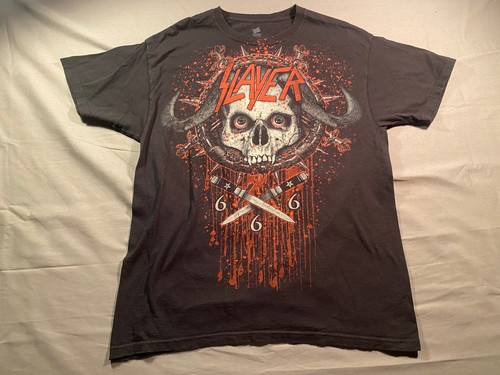 Slayer band shirt - 666, tour