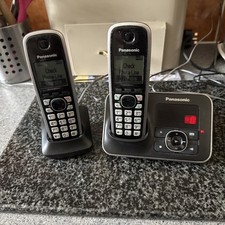 Panasonic KX-TG6621E Cordless Phone With Answering Machine.