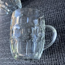 Classic Vintage Dimpled Pint Tankard Beer Glass Mug With Handle - Ravenhead