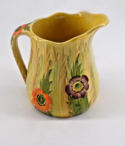 Vintage c1930 anemone - anemone, embossed