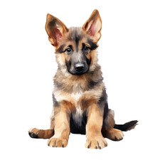 German Shepherd Puppy Fur Baby