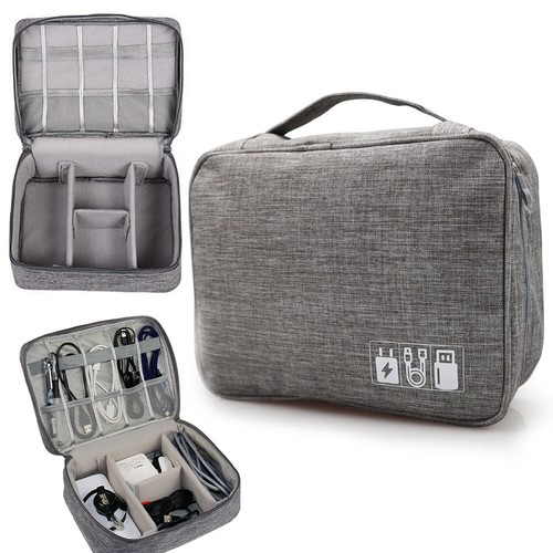 Travel cable organizer bag - travel,