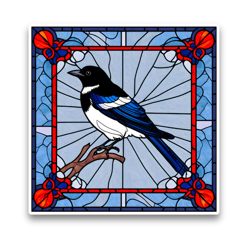 Cute magpie wild bird - cute, faux