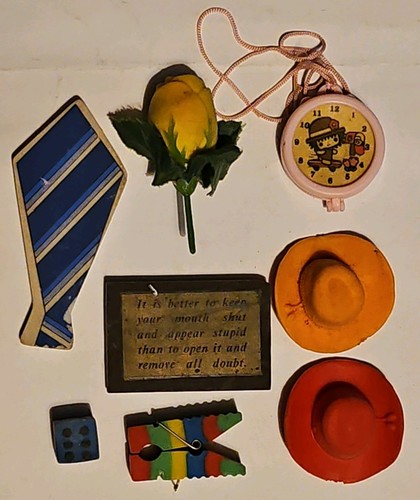 Vintage 1980s novelty erasers - 1980s,
