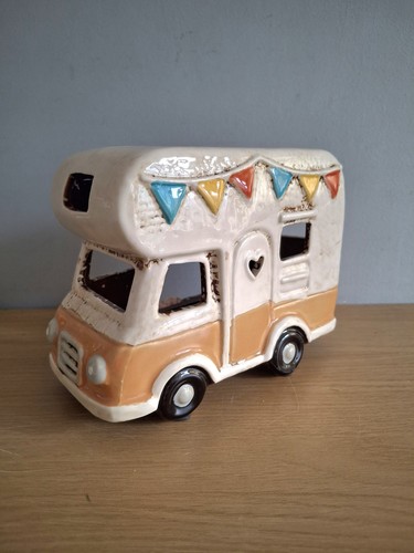 Motorhome tea light holder - motorhome,