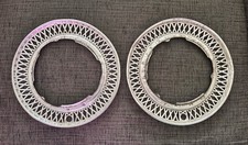 2 x 13” Wheel Embellishers Trim Rings fits Austin A30 and A35