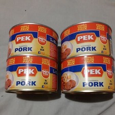 4 cans of PEK Chopped Pork ham