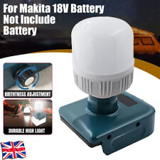 For Makita 18V Li-Ion Battery Cordless LED Work Light E27 Bulb Lamps UK Dimmable
