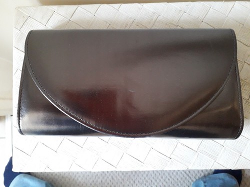 Women faux leather clutch - women's,