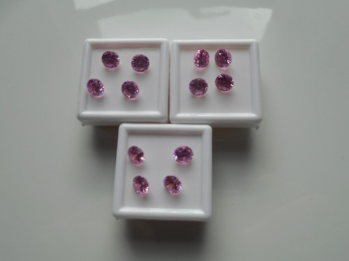 6mm round pink - , cubic