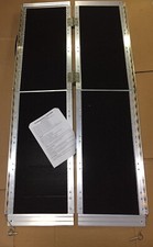 Portable Wheelchair Ramp 5FT, Non-Slip Aluminum Folding Handicap Ramp