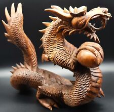 Large Hand Carved Wooden