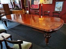 William IV Mahogany Dininig Table and chairs c 1830