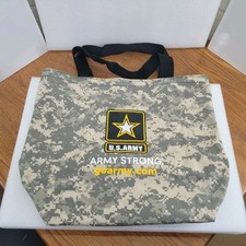 UNITED STATES US ARMY STAR Digital Camo Pocket Briefcase Tote Bag Military