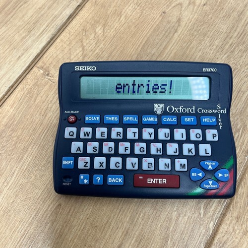 Seiko er3700 oxford crossword - oxford,
