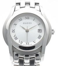 Gucci 5500L Silver Dial