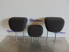 Ford Focus Rear Headrests Set Cloth Mk3 14-18 Rear Back Head Rests x3 Black